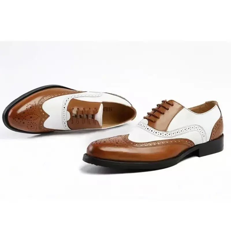Men's Lace-Up Pointed Formal Shoes - Luzilly Bridal & Apparel