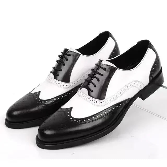 Men's Lace-Up Pointed Formal Shoes - Luzilly Bridal & Apparel
