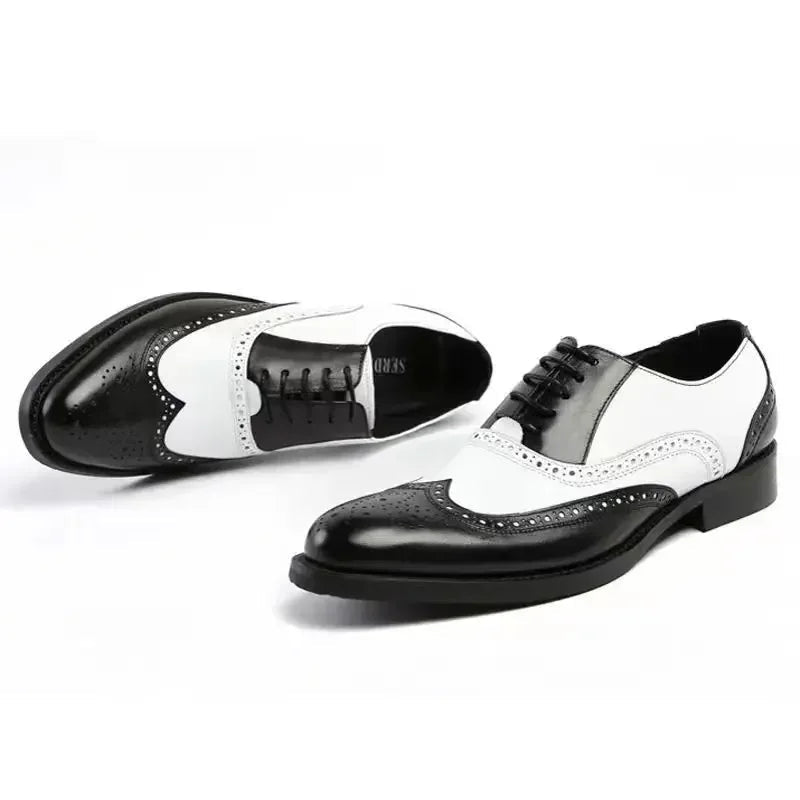 Men's Lace-Up Pointed Formal Shoes - Luzilly Bridal & Apparel