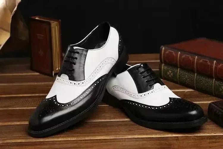Men's Lace-Up Pointed Formal Shoes - Luzilly Bridal & Apparel