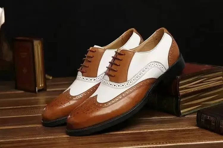 Men's Lace-Up Pointed Formal Shoes - Luzilly Bridal & Apparel