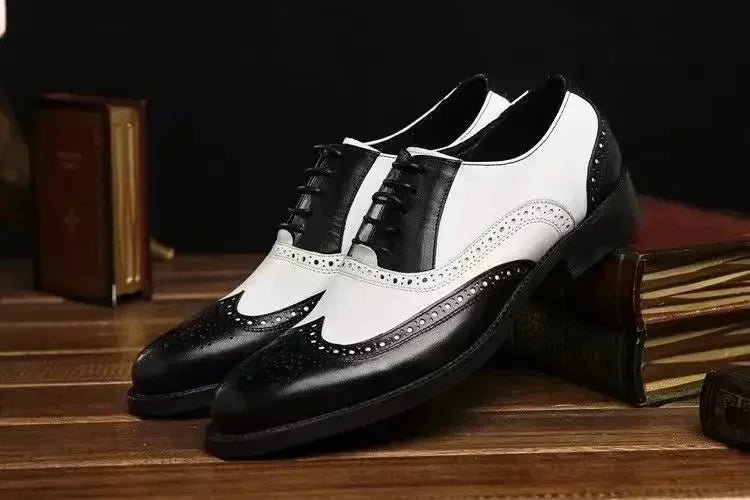 Men's Lace-Up Pointed Formal Shoes - Luzilly Bridal & Apparel