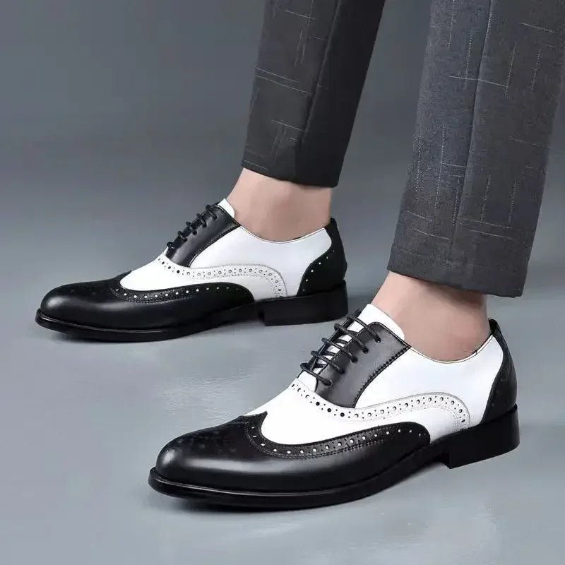 Men's Lace-Up Pointed Formal Shoes - Luzilly Bridal & Apparel