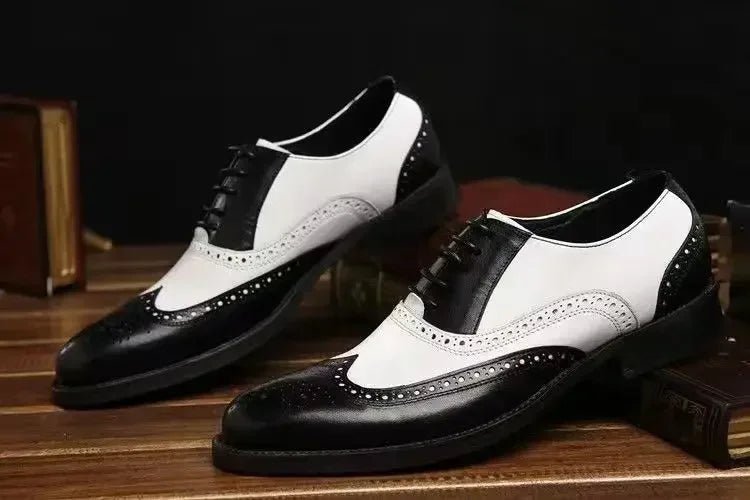 Men's Lace-Up Pointed Formal Shoes - Luzilly Bridal & Apparel