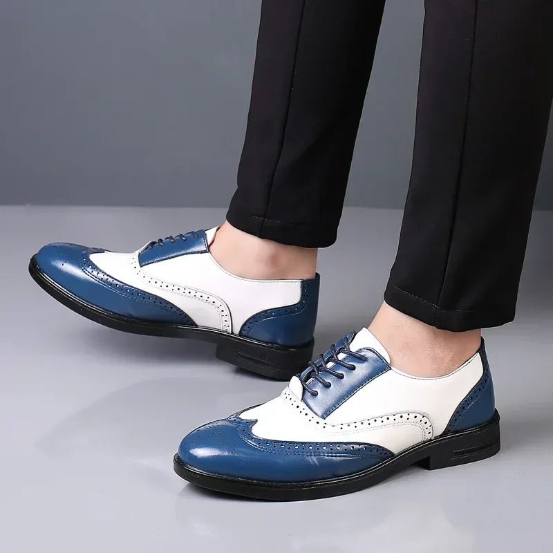 Men's Lace-Up Pointed Formal Shoes - Luzilly Bridal & Apparel