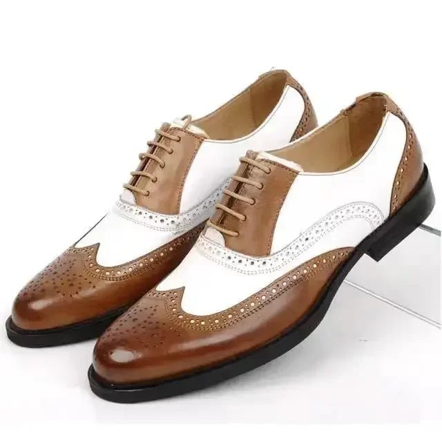 Men's Lace-Up Pointed Formal Shoes - Luzilly Bridal & Apparel