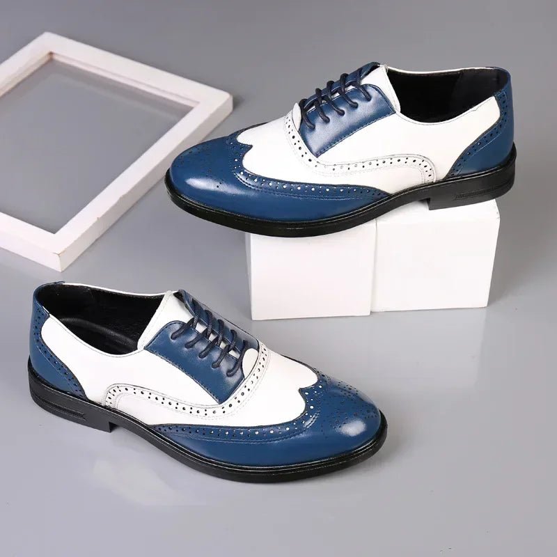 Men's Lace-Up Pointed Formal Shoes - Luzilly Bridal & Apparel