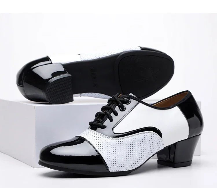 Men's Leather Dance Shoes - Luzilly Bridal & Apparel