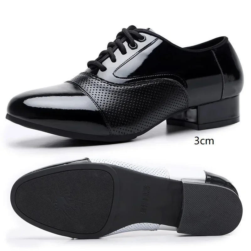 Men's Leather Dance Shoes - Luzilly Bridal & Apparel