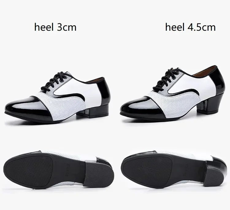 Men's Leather Dance Shoes - Luzilly Bridal & Apparel