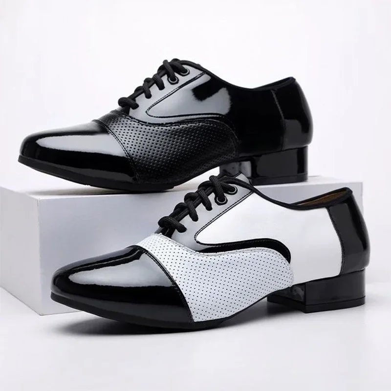 Men's Leather Dance Shoes - Luzilly Bridal & Apparel