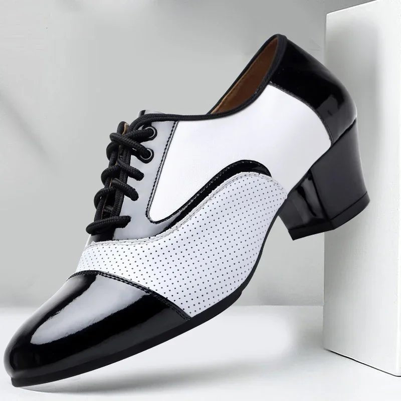 Men's Leather Dance Shoes - Luzilly Bridal & Apparel