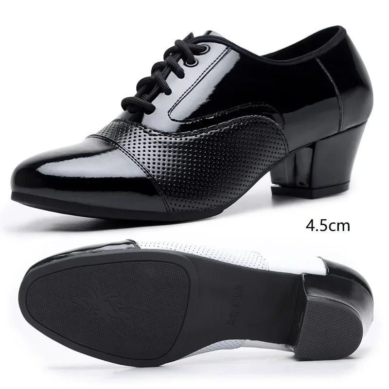 Men's Leather Dance Shoes - Luzilly Bridal & Apparel