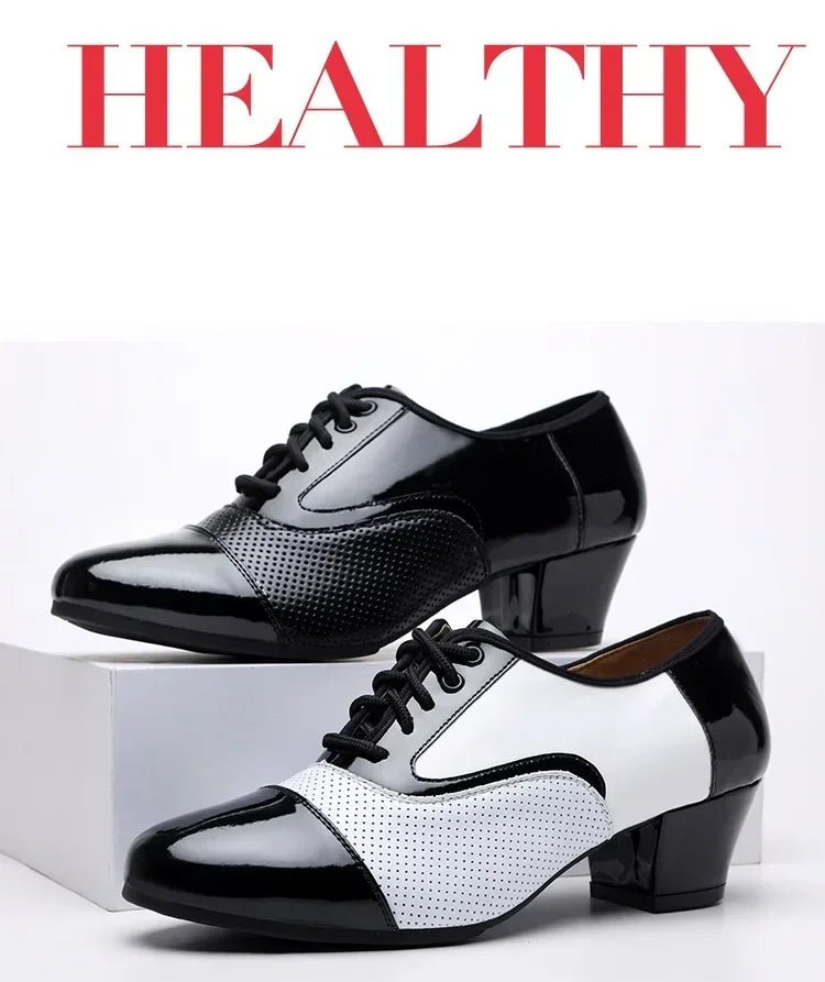 Men's Leather Dance Shoes - Luzilly Bridal & Apparel