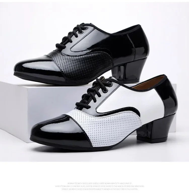 Men's Leather Dance Shoes - Luzilly Bridal & Apparel