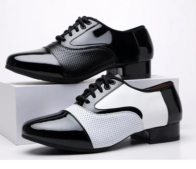 Men's Leather Dance Shoes - Luzilly Bridal & Apparel