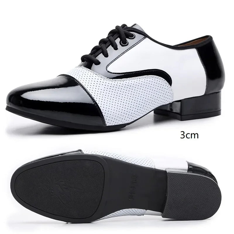 Men's Leather Dance Shoes - Luzilly Bridal & Apparel