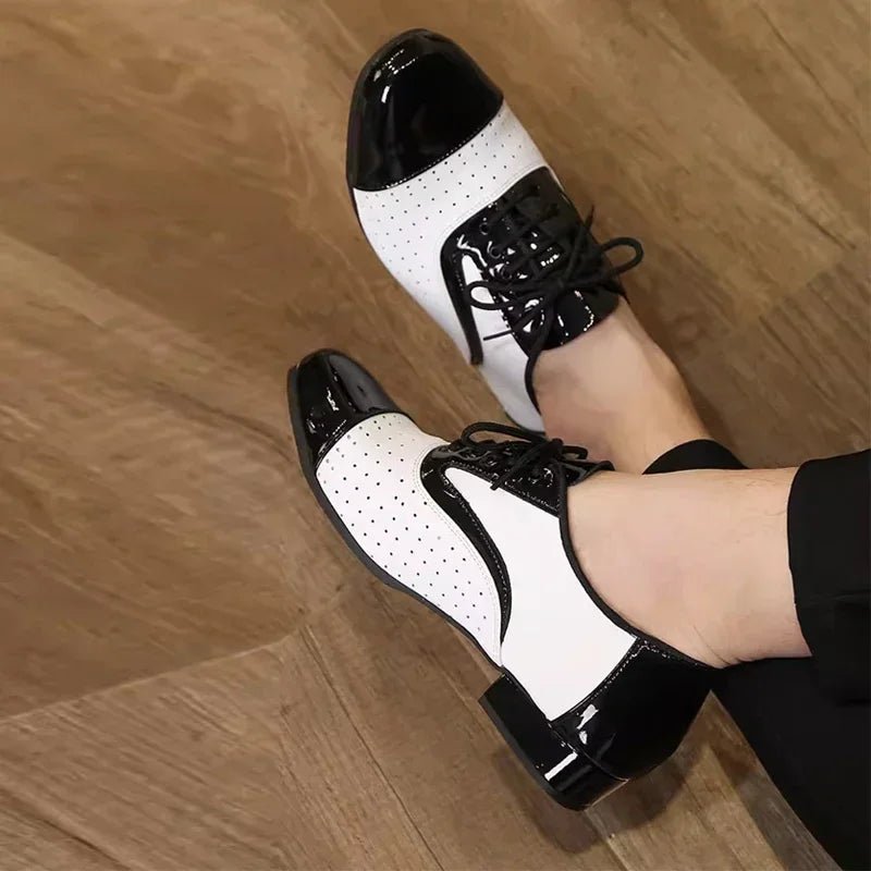 Men's Leather Dance Shoes - Luzilly Bridal & Apparel