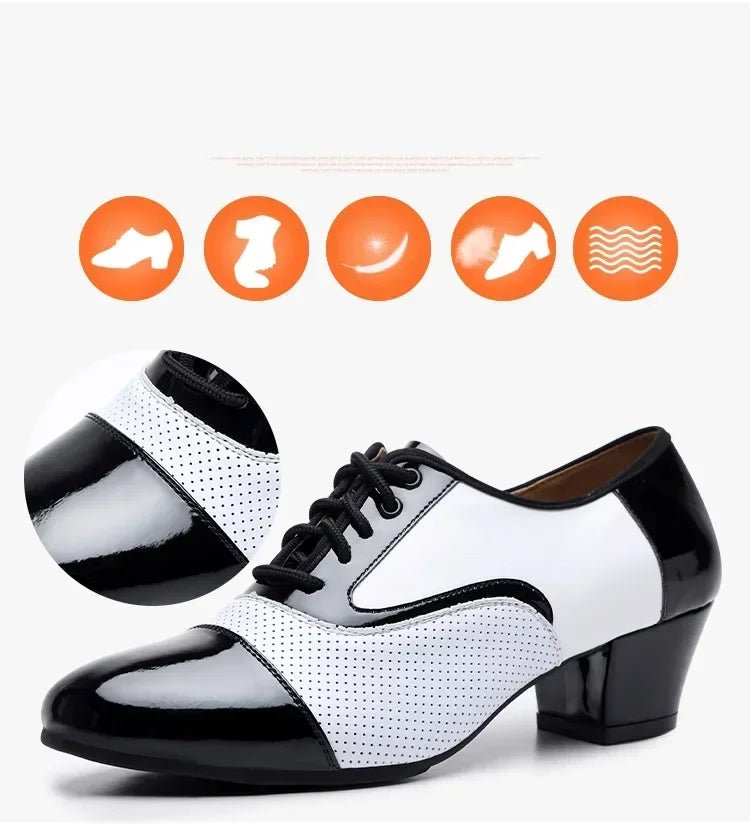 Men's Leather Dance Shoes - Luzilly Bridal & Apparel