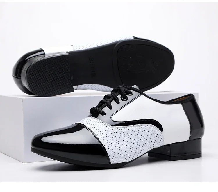 Men's Leather Dance Shoes - Luzilly Bridal & Apparel