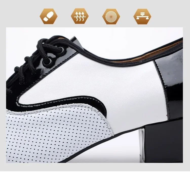 Men's Leather Dance Shoes - Luzilly Bridal & Apparel