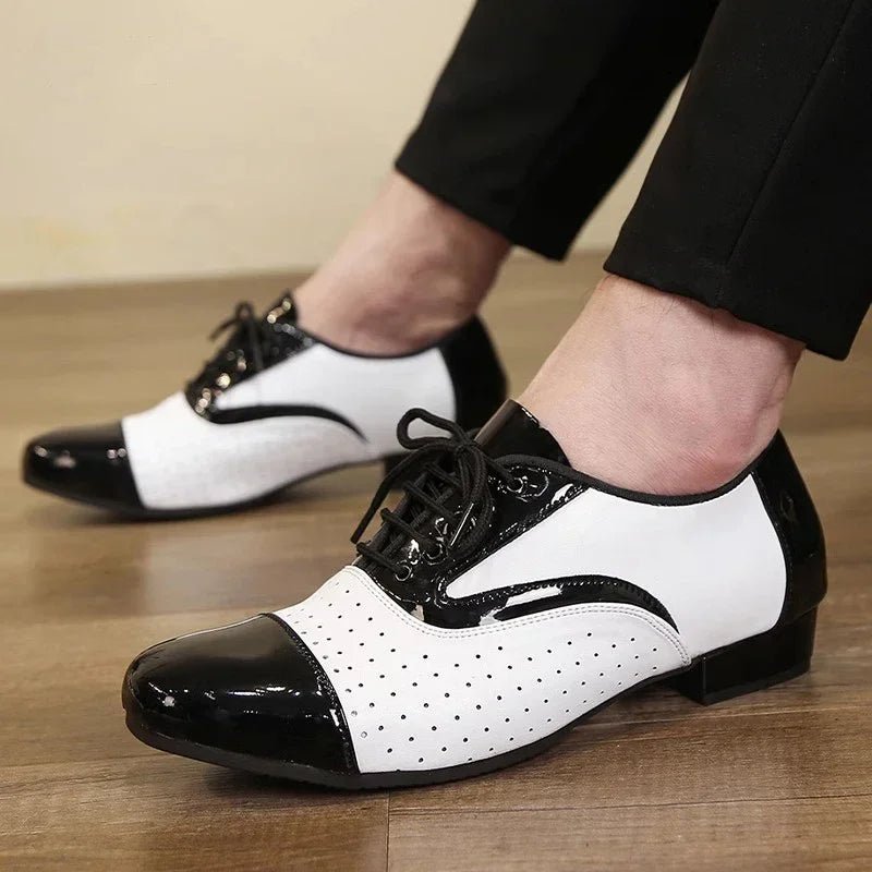 Men's Leather Dance Shoes - Luzilly Bridal & Apparel