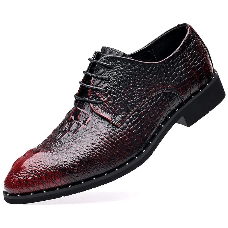 Men's Leather Lace-Up Dress Shoes - Luzilly Bridal & Apparel