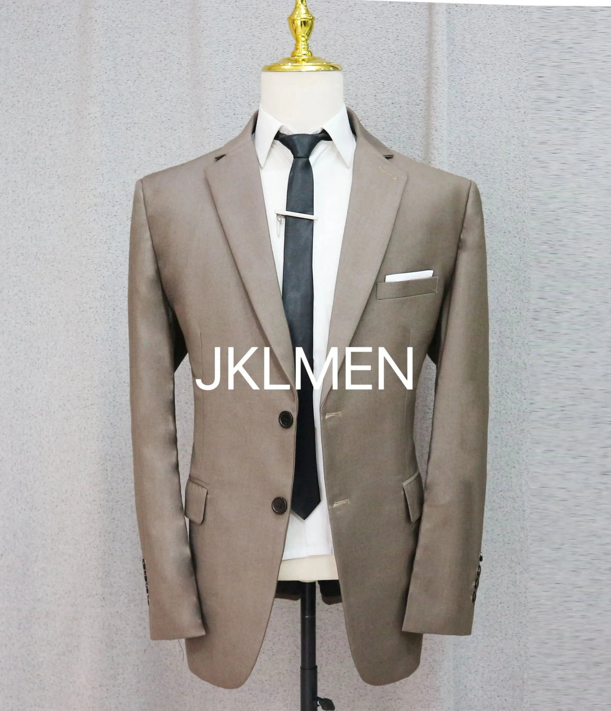 Men's Notched-Lapel Two-Piece Wedding Suit - Luzilly Bridal & Apparel