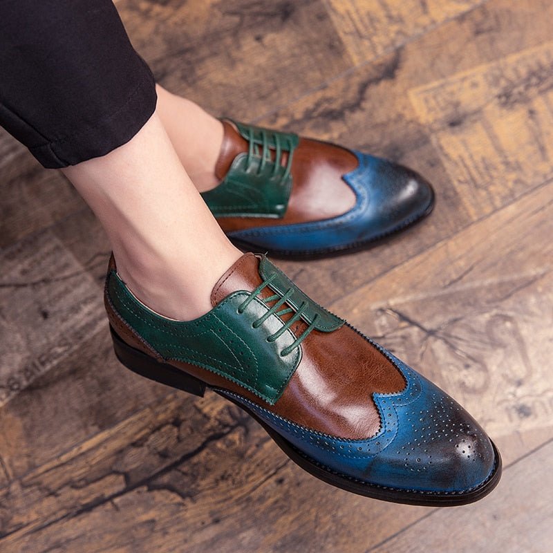 Men's Oxford Shoes Pointed Business Snake Shoes For Men Tassel Loafers Rubber Bottom Outdoor Flat Shoes Men Wedding Shoes - Luzilly Bridal & Apparel