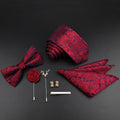Men's Paisley Necktie & Bow Tie Set - Luzilly Bridal & Apparel