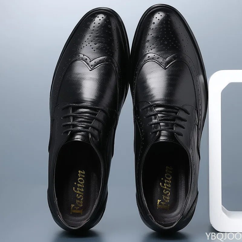 Men's Pointed Office Formal Shoes - Luzilly Bridal & Apparel