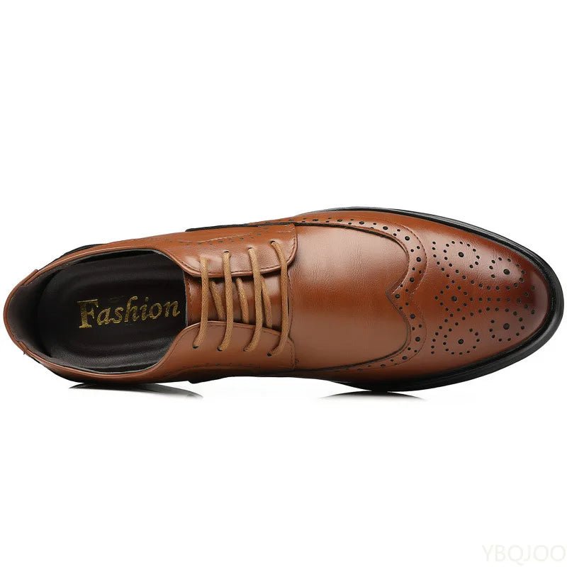Men's Pointed Office Formal Shoes - Luzilly Bridal & Apparel