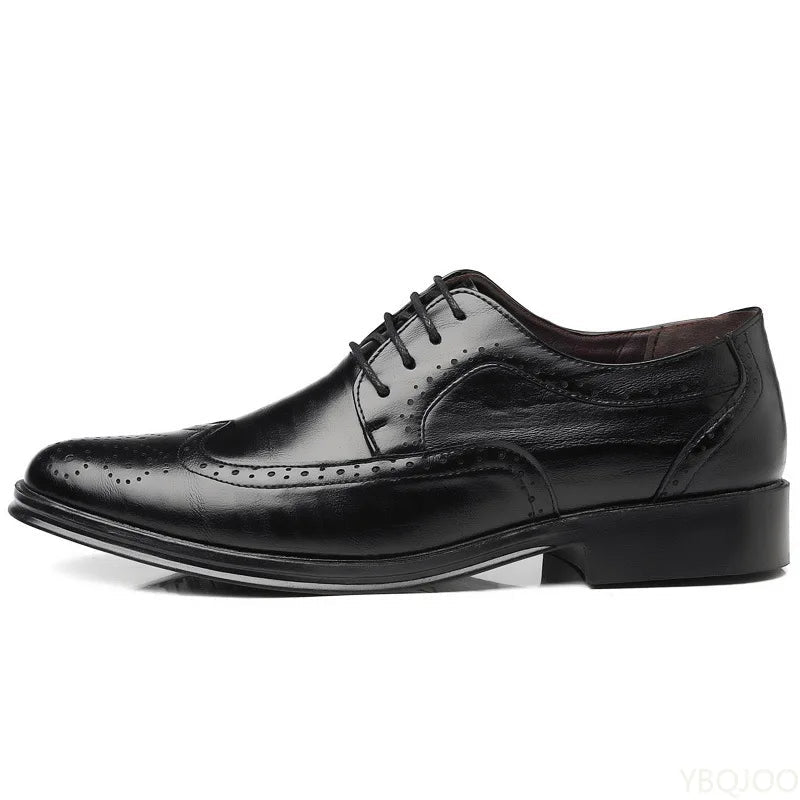 Men's Pointed Office Formal Shoes - Luzilly Bridal & Apparel