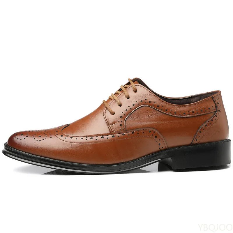 Men's Pointed Office Formal Shoes - Luzilly Bridal & Apparel