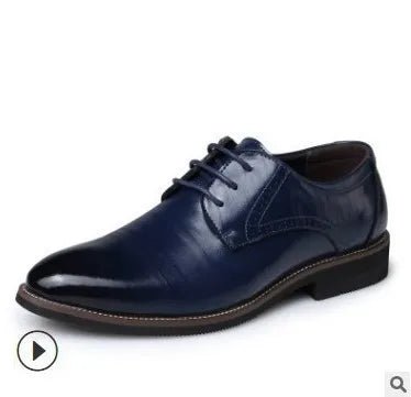 Men's Pointed-Toe Oxford Dress Shoes - Luzilly Bridal & Apparel