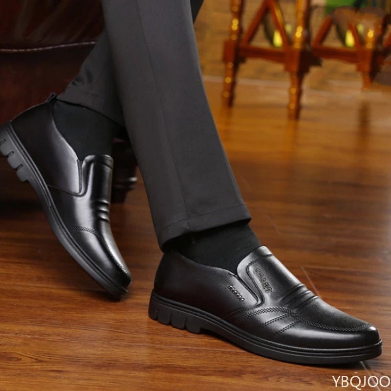 Men's Round-Toe Office Formal Shoes - Luzilly Bridal & Apparel