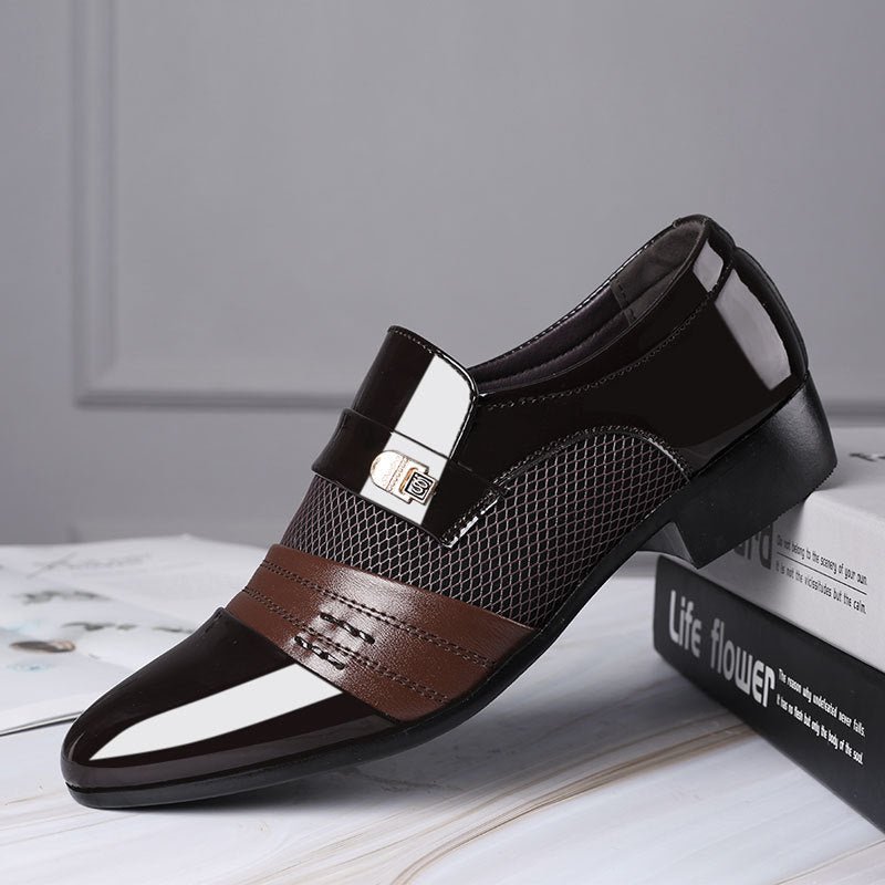 Men's shoes, leather shoes, men's casual shoes, business formal shoes, plus size versatile wedding shoes - Luzilly Bridal & Apparel