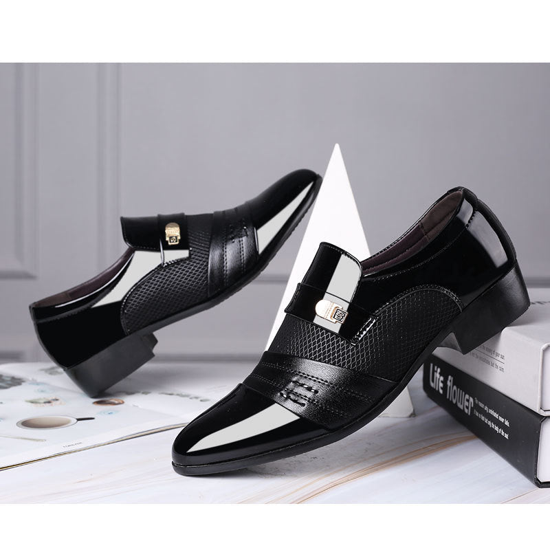 Men's shoes, leather shoes, men's casual shoes, business formal shoes, plus size versatile wedding shoes - Luzilly Bridal & Apparel