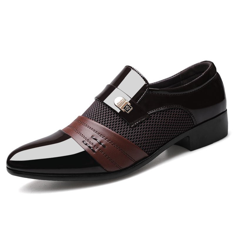 Men's shoes, leather shoes, men's casual shoes, business formal shoes, plus size versatile wedding shoes - Luzilly Bridal & Apparel