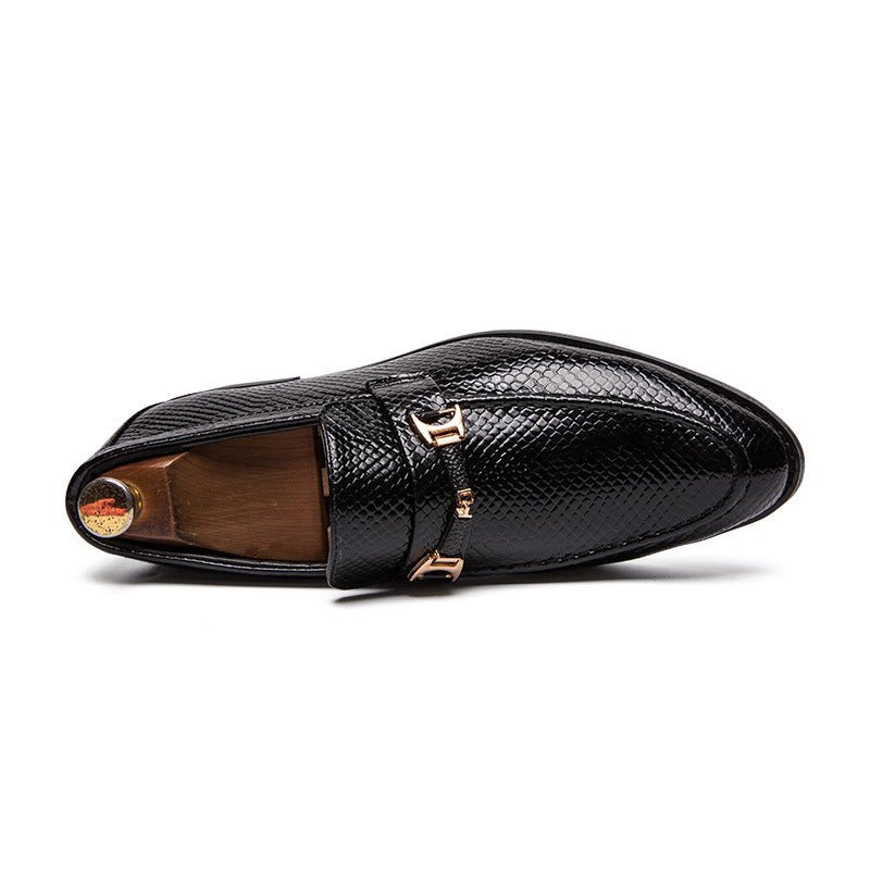 Men'S Shoes Red Hair Stylist Leather Shoes Men Wedding Shoes - Luzilly Bridal & Apparel