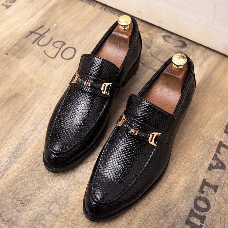 Men'S Shoes Red Hair Stylist Leather Shoes Men Wedding Shoes - Luzilly Bridal & Apparel