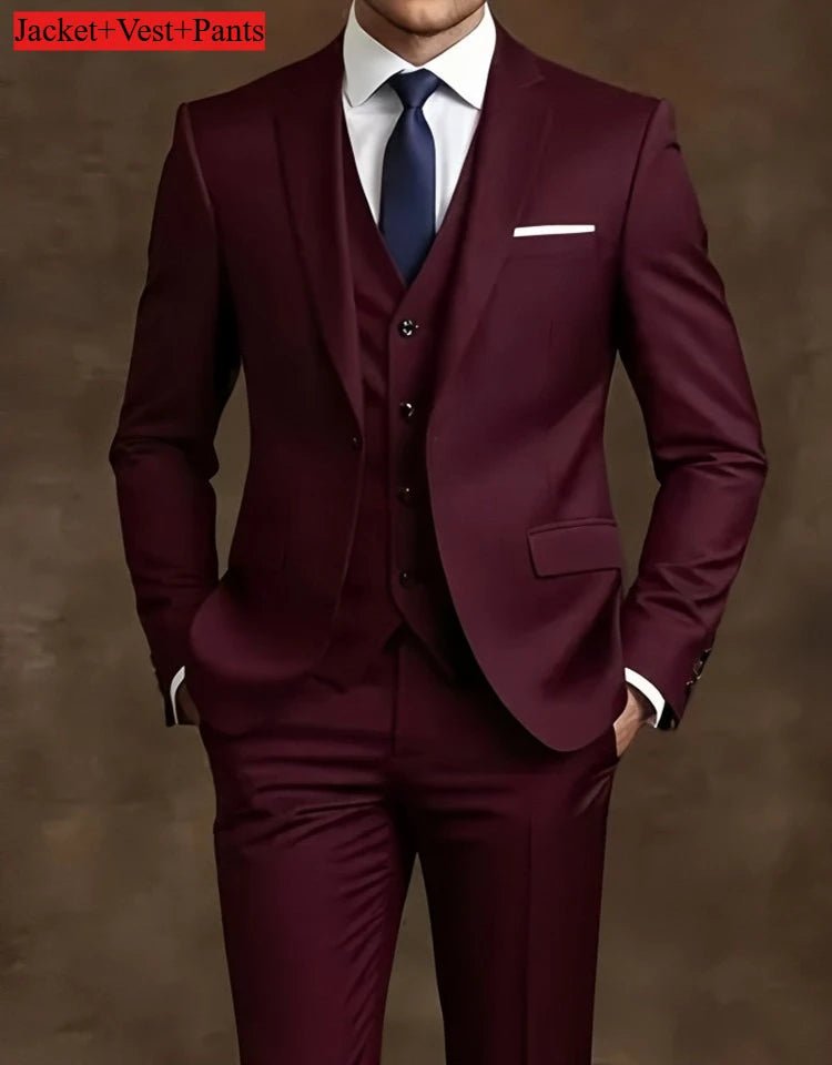 Men's Slim-Fit Tuxedo Set - Luzilly Bridal & Apparel