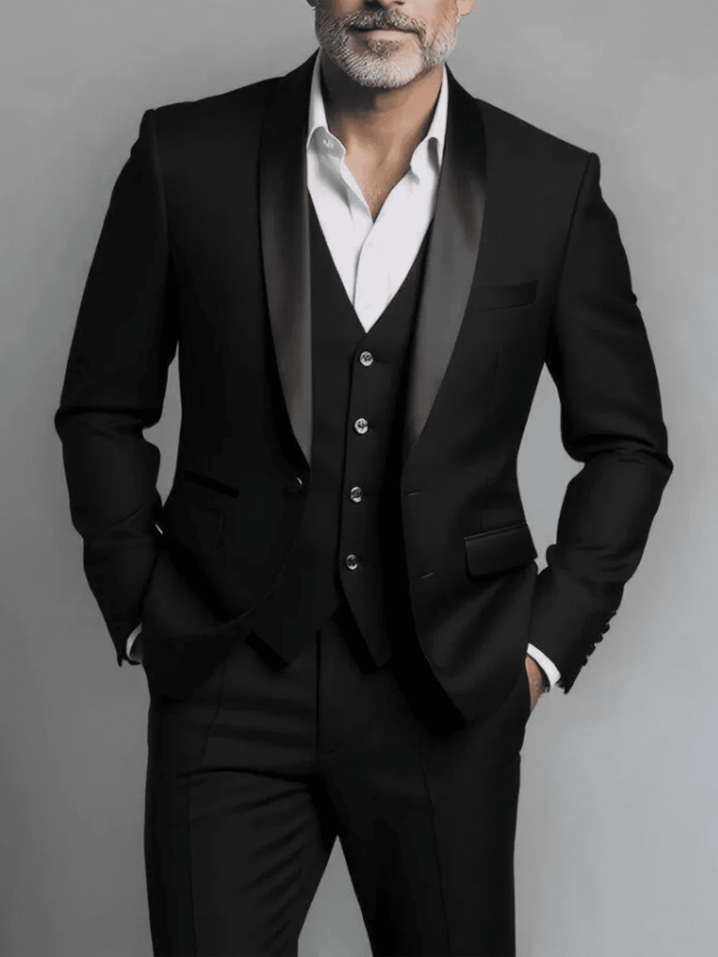 Men's Slim-Fit Tuxedo Set - Luzilly Bridal & Apparel