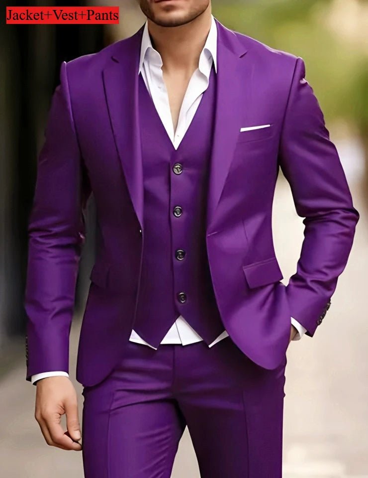 Men's Slim-Fit Tuxedo Set - Luzilly Bridal & Apparel
