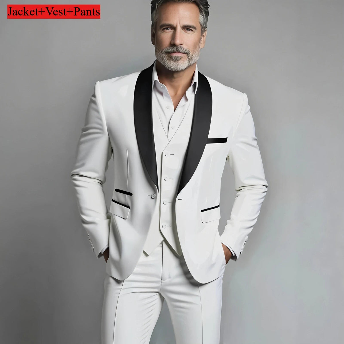 Men's Slim-Fit Tuxedo Set - Luzilly Bridal & Apparel