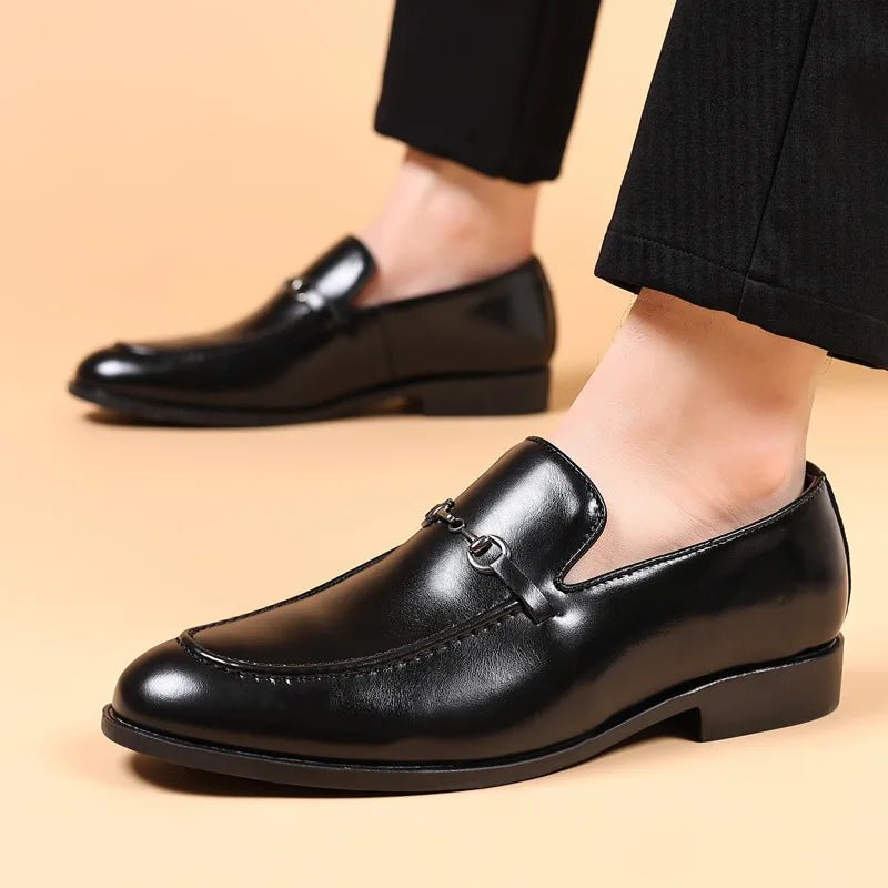 Men's Slip-On Loafer Dress Shoes - Luzilly Bridal & Apparel