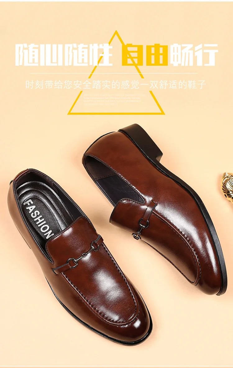 Men's Slip-On Loafer Dress Shoes - Luzilly Bridal & Apparel
