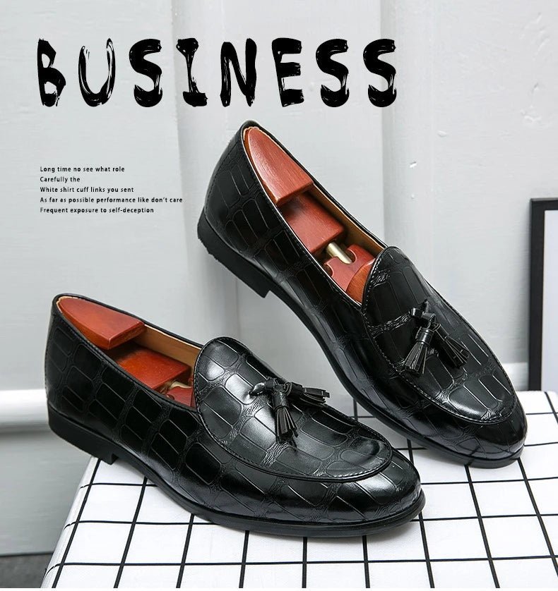 Men's Tassel Loafer Dress Shoes - Luzilly Bridal & Apparel