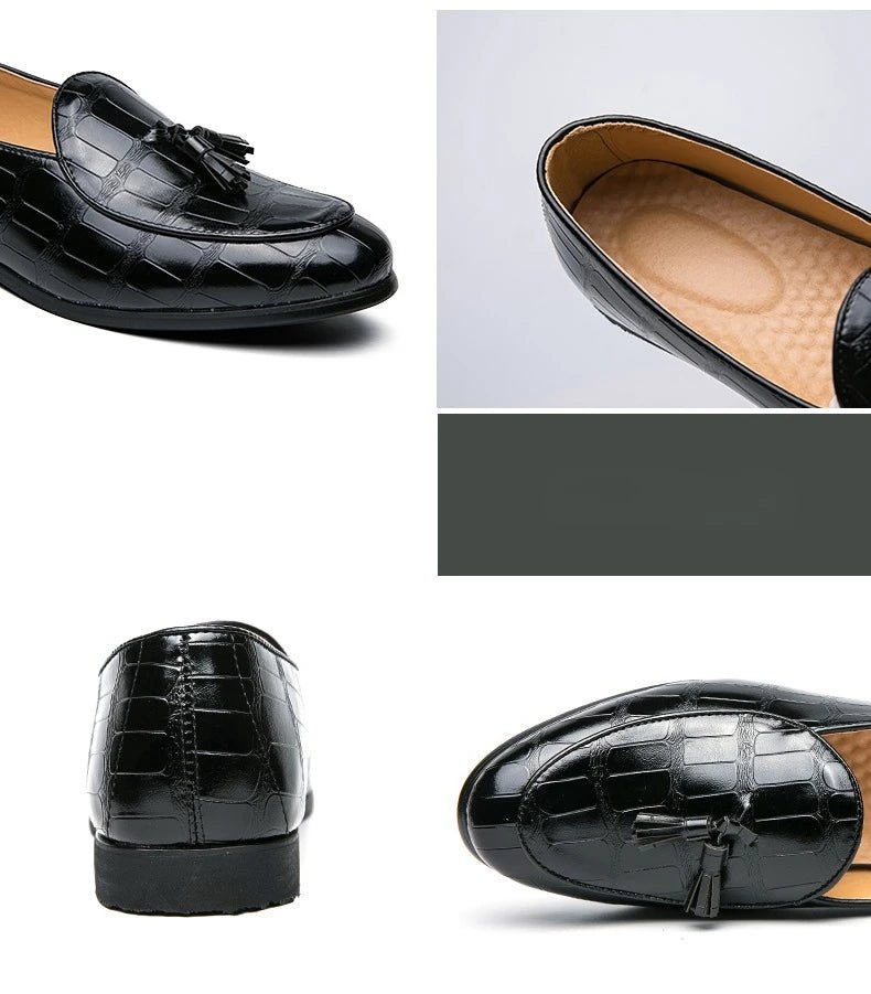 Men's Tassel Loafer Dress Shoes - Luzilly Bridal & Apparel