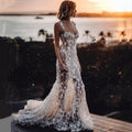 Mermaid Wedding Dress with 3D Lace - Luzilly Bridal & Apparel
